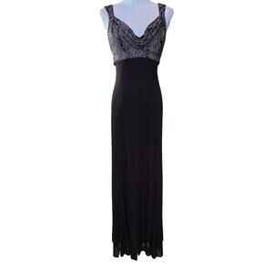 Alex Evenings VTG 90s Y2K Sparkle Fairy Babydoll Maxi Dress/ Bolero Size 10 Prom
